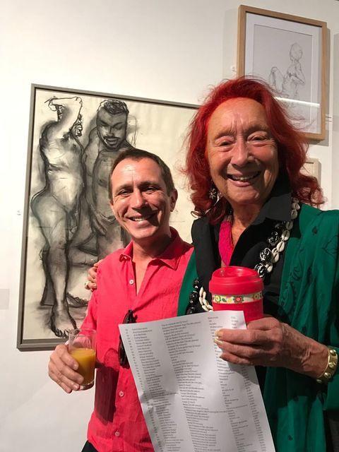 Artist at The Mall Galleries