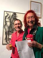 Artist at The Mall Galleries